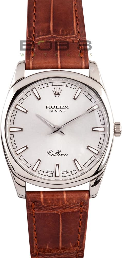 rolex cellini white gold bracelet|used Rolex cellini white gold.